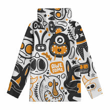 Lade das Bild in den Galerie-Viewer, Einzelbild-Design Jungen Sweatshirt Kapuzenpullover mit Kordelzug und Print Hoodie A38H mit Foto Design Motiv Text selbst gestalten und bedrucken