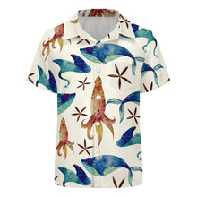 Lade das Bild in den Galerie-Viewer, Einzelbild-Design Kinder Jungen Kurzarmhemd Kurzärmeliges Hemd 225 mit Foto Design Motiv Text selbst gestalten und bedrucken