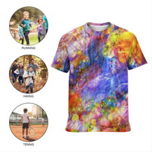 Lade das Bild in den Galerie-Viewer, Einzelbild-Design Kinder Kurzarm T-Shirt TSHIRT Mesh - Mädchen / Jungen mit Foto Design Motiv Text selbst gestalten und bedrucken