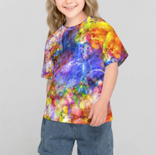 Lade das Bild in den Galerie-Viewer, Einzelbild-Design Kinder Kurzarm T-Shirt TSHIRT Mesh - Mädchen / Jungen mit Foto Design Motiv Text selbst gestalten und bedrucken