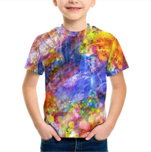Lade das Bild in den Galerie-Viewer, Einzelbild-Design Kinder Kurzarm T-Shirt TSHIRT Mesh - Mädchen / Jungen mit Foto Design Motiv Text selbst gestalten und bedrucken