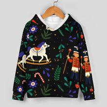 Lade das Bild in den Galerie-Viewer, Einzelbild-Design Kinder Mädchen / Jungen Kapuzenpullover Jogginganzug Trainingsanzug 2-tlg Kapuzenshirt und Sweathose im Set mit Foto Design Motiv Text selbst gestalten und bedrucken