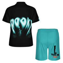 Lade das Bild in den Galerie-Viewer, Einzelbild-Design Kurzarm Männer Shorty Polo Shirt Set mit Short A46TZ mit Foto Design Motiv Text selbst gestalten und bedrucken