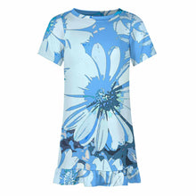 Lade das Bild in den Galerie-Viewer, Einzelbild-Design Mädchen Kleid Sommerkleid Kurzarm F5Q mit Foto Design Motiv Text selbst gestalten und bedrucken