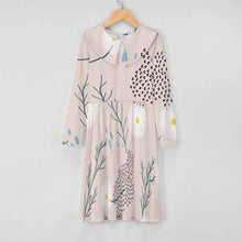 Lade das Bild in den Galerie-Viewer, Einzelbild-Design Mädchen Langarm Kleid Jerseykleid A-Linien-Kleid F6Q mit Foto Design Motiv Text selbst gestalten und bedrucken