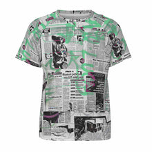 Lade das Bild in den Galerie-Viewer, Einzelbild-Design Männer Kurzarm Reglan T Shirt mit drei Knöpfen mit Ihrem Design Motiv Foto Text selbst gestalten und bedrucken