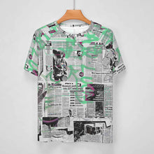 Lade das Bild in den Galerie-Viewer, Einzelbild-Design Männer Kurzarm Reglan T Shirt mit drei Knöpfen mit Ihrem Design Motiv Foto Text selbst gestalten und bedrucken