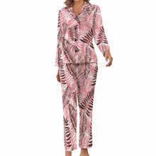 Lade das Bild in den Galerie-Viewer, Einzelbild-Design Schlafanzug Zweiteiliger Homewear Pyjama aus Satin für Damen/Frauen DTZREV1 mit Foto Design Motiv Text selbst gestalten und bedrucken