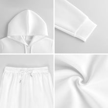 Lade das Bild in den Galerie-Viewer, Multi-Image-Design Unisex Jogginganzug Trainingsanzug SET Jogginghose & Hoodie Damen Herren mit Foto Design Motiv Text selbst gestalten und bedrucken