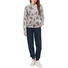 Lade das Bild in den Galerie-Viewer, Einzelbild-Design Unisex Jogginganzug Trainingsanzug SET A5TZ Jogginghose & Hoodie Damen Herren mit Foto Design Motiv Text selbst gestalten und bedrucken