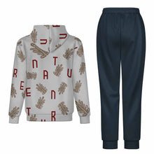 Lade das Bild in den Galerie-Viewer, Einzelbild-Design Unisex Jogginganzug Trainingsanzug SET A5TZ Jogginghose & Hoodie Damen Herren mit Foto Design Motiv Text selbst gestalten und bedrucken