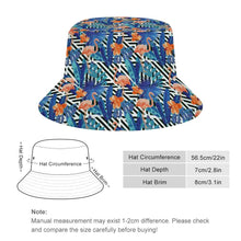 Lade das Bild in den Galerie-Viewer, Einzelbilddruck Voll Druck Fischerhut Damen / Herren mit Fotos Muster Text Logo selbst gestalten und bedrucken