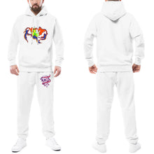 Lade das Bild in den Galerie-Viewer, 2-tgl. Set Herren Damen Unisex Jogging Sportanzug Sweatshirt Pullover Trainingsanzug Hoodie + Hose mit Foto selbst gestalten und bedrucken