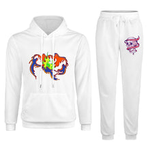 Lade das Bild in den Galerie-Viewer, 2-tgl. Set Herren Damen Unisex Jogging Sportanzug Sweatshirt Pullover Trainingsanzug Hoodie + Hose mit Foto selbst gestalten und bedrucken