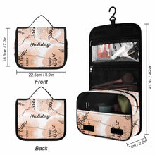 Lade das Bild in den Galerie-Viewer, Faltbare tragbare Kosmetiktasche Reise-Kulturbeutel mit großem Fassungsvermögen mit Foto Design Motiv Text selbst gestalten und bedrucken