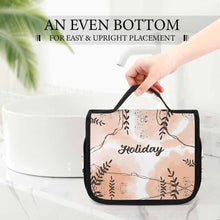 Lade das Bild in den Galerie-Viewer, Faltbare tragbare Kosmetiktasche Reise-Kulturbeutel mit großem Fassungsvermögen mit Foto Design Motiv Text selbst gestalten und bedrucken