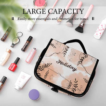 Lade das Bild in den Galerie-Viewer, Faltbare tragbare Kosmetiktasche Reise-Kulturbeutel mit großem Fassungsvermögen mit Foto Design Motiv Text selbst gestalten und bedrucken