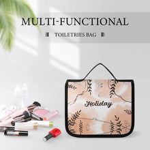 Lade das Bild in den Galerie-Viewer, Faltbare tragbare Kosmetiktasche Reise-Kulturbeutel mit großem Fassungsvermögen mit Foto Design Motiv Text selbst gestalten und bedrucken