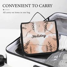 Lade das Bild in den Galerie-Viewer, Faltbare tragbare Kosmetiktasche Reise-Kulturbeutel mit großem Fassungsvermögen mit Foto Design Motiv Text selbst gestalten und bedrucken