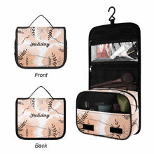 Lade das Bild in den Galerie-Viewer, Faltbare tragbare Kosmetiktasche Reise-Kulturbeutel mit großem Fassungsvermögen mit Foto Design Motiv Text selbst gestalten und bedrucken