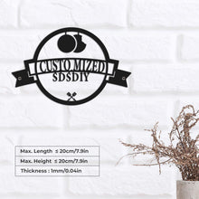 Lade das Bild in den Galerie-Viewer, Hohleisendeko (schwarz) selbst gestalten und bedrucken