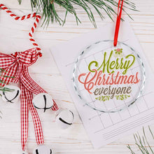 Lade das Bild in den Galerie-Viewer, Runder Anhänger aus Glas mit Foto Text selbst gestalten und bedrucken