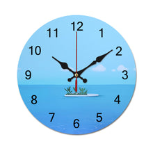 Lade das Bild in den Galerie-Viewer, Einfachheit Holz Wanduhr jetzt online selbst gestalten und bedrucken