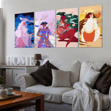 Lade das Bild in den Galerie-Viewer, Multi-Image-Design Druck Vertikale Version 2:3 hängende Poster 4 Panel / Wandbilder 4-teilig / Leinwand Malerei mit Foto selbst gestalten und bedrucken