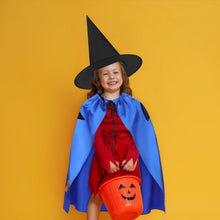 Lade das Bild in den Galerie-Viewer, Halloween Kostüm Umhang Anzug Umzug mit Hut selbst gestalten und bedrucken