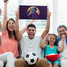 Lade das Bild in den Galerie-Viewer, Handschwenkende Flagge mit Foto Design Motiv Text selbst gestalten und bedrucken