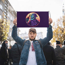 Lade das Bild in den Galerie-Viewer, Handschwenkende Flagge mit Foto Design Motiv Text selbst gestalten und bedrucken