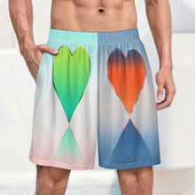 Lade das Bild in den Galerie-Viewer, Multi-Image-Design Herren Männer Schlafhose Kurz Pyjamashorts Mix & Relax LM012 mit Foto Design Motiv Text selbst gestalten und bedrucken
