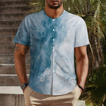 Lade das Bild in den Galerie-Viewer, Einzelbild-Design Herren / Männer Kurzarm Hemd Shirt mit Rundschnitt LM018 mit Foto Design Motiv Text selbst gestalten und bedrucken