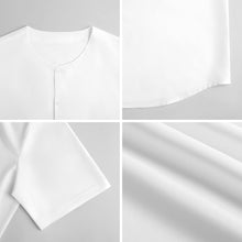 Lade das Bild in den Galerie-Viewer, Einzelbild-Design Herren / Männer Kurzarm Hemd Shirt mit Rundschnitt LM018 mit Foto Design Motiv Text selbst gestalten und bedrucken
