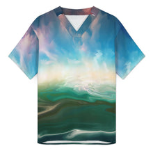 Lade das Bild in den Galerie-Viewer, Einzelbild-Design Herren / Männer T-Shirt mit V-Ausschnitt J20T mit Foto Design Motiv Text selbst gestalten und bedrucken (Simple Design)