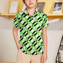 Lade das Bild in den Galerie-Viewer, Einzelbild-Design Kinder Jungen Ice Silk Kinder POLO T-Shirt J62T mit Foto Design Motiv Text selbst gestalten und bedrucken