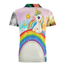 Lade das Bild in den Galerie-Viewer, Multi-Image-Design Kinder Jungen Ice Silk Kinder POLO T-Shirt J62T mit Foto Design Motiv Text selbst gestalten und bedrucken