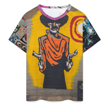 Lade das Bild in den Galerie-Viewer, Multi-Image-Design Herren/Männer T-Shirt mit V-Ausschnitt und kurzen Ärmeln J66T mit Foto Design Motiv Text selbst gestalten und bedrucken (Simple Design)