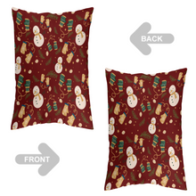 Lade das Bild in den Galerie-Viewer, Polyester Kissenbezug Kissenhülle beidseitig bedruckt (vertikale Version) (Doppelseitig verschiedene Bilder) mit Foto Muster Text selbst gestalten und bedrucken