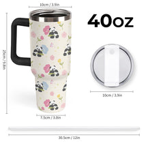 Lade das Bild in den Galerie-Viewer, 40OZ Ice King Cup mit großem Fassungsvermögen aus Edelstahl 304 mit Fotos Muster Text Logo selbst gestalten und bedrucken