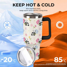 Lade das Bild in den Galerie-Viewer, 40OZ Ice King Cup mit großem Fassungsvermögen aus Edelstahl 304 mit Fotos Muster Text Logo selbst gestalten und bedrucken