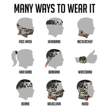 Lade das Bild in den Galerie-Viewer, Gesichtstuch Multifunktionstuch leichtes Halstuch mit Foto Text selbst gestalten und bedrucken