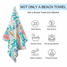 Lade das Bild in den Galerie-Viewer, Große Größe Strandtuch Saunatuch Leichtes Badetuch (horizontale oder vertikale Version verfügbar) mit Foto Design Motiv Text selbst gestalten und bedrucken