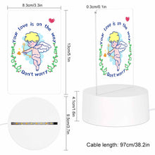 Lade das Bild in den Galerie-Viewer, Nachtlicht aus Acryl (Sockel aus Kunststoff) selbst gestalten und bedrucken