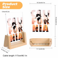 Lade das Bild in den Galerie-Viewer, Nachtlicht aus Acryl (bunter schräger Einstecksockel) selbst gestalten und bedrucken