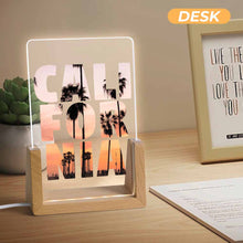 Lade das Bild in den Galerie-Viewer, Nachtlicht aus Acryl (bunter schräger Einstecksockel) selbst gestalten und bedrucken