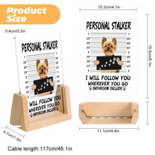 Lade das Bild in den Galerie-Viewer, Acryl Nachtlicht (einfarbiger schräger Einsatzsockel) selbst gestalten und bedrucken