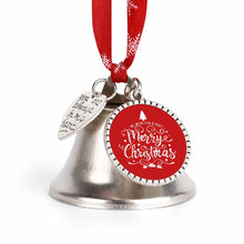 Lade das Bild in den Galerie-Viewer, Christbaumschmuck Glocken Anhänger Weihnachtsglocken für Weihnachtsdeko mit Foto Design Motiv Text selbst gestalten und bedrucken