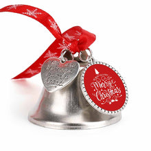 Lade das Bild in den Galerie-Viewer, Christbaumschmuck Glocken Anhänger Weihnachtsglocken für Weihnachtsdeko mit Foto Design Motiv Text selbst gestalten und bedrucken