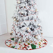 Lade das Bild in den Galerie-Viewer, Weihnachtsbaumrock Weihnachtsbaumdecke (rote Kante) (doppelseitig gleiches Bild) mit selbst gestalten und bedrucken